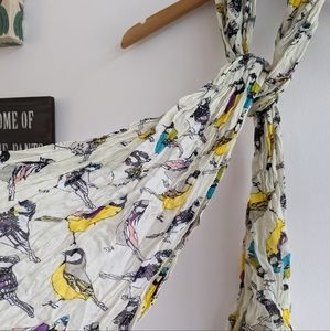 Bird Print Scarf